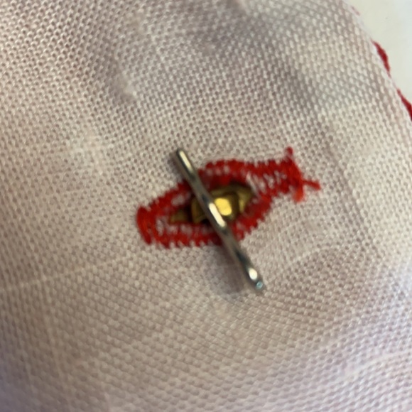 Vintage Buttons & Red corduroy Unisex Childs Vest - Picture 13 of 13